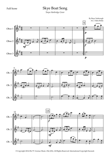 Skye Boat Song (arr. Fabio Britto)