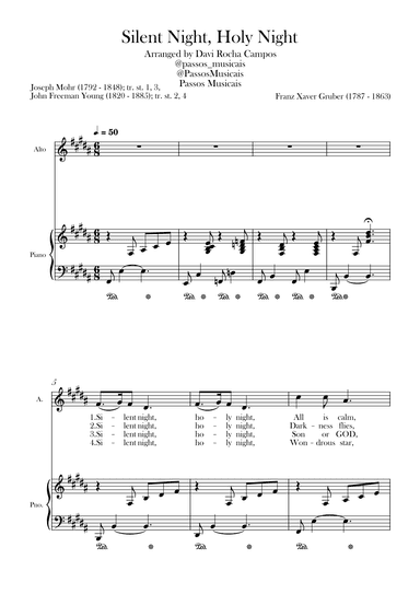 Silent Night, Holy Night (arr. Davi Rocha Campos)