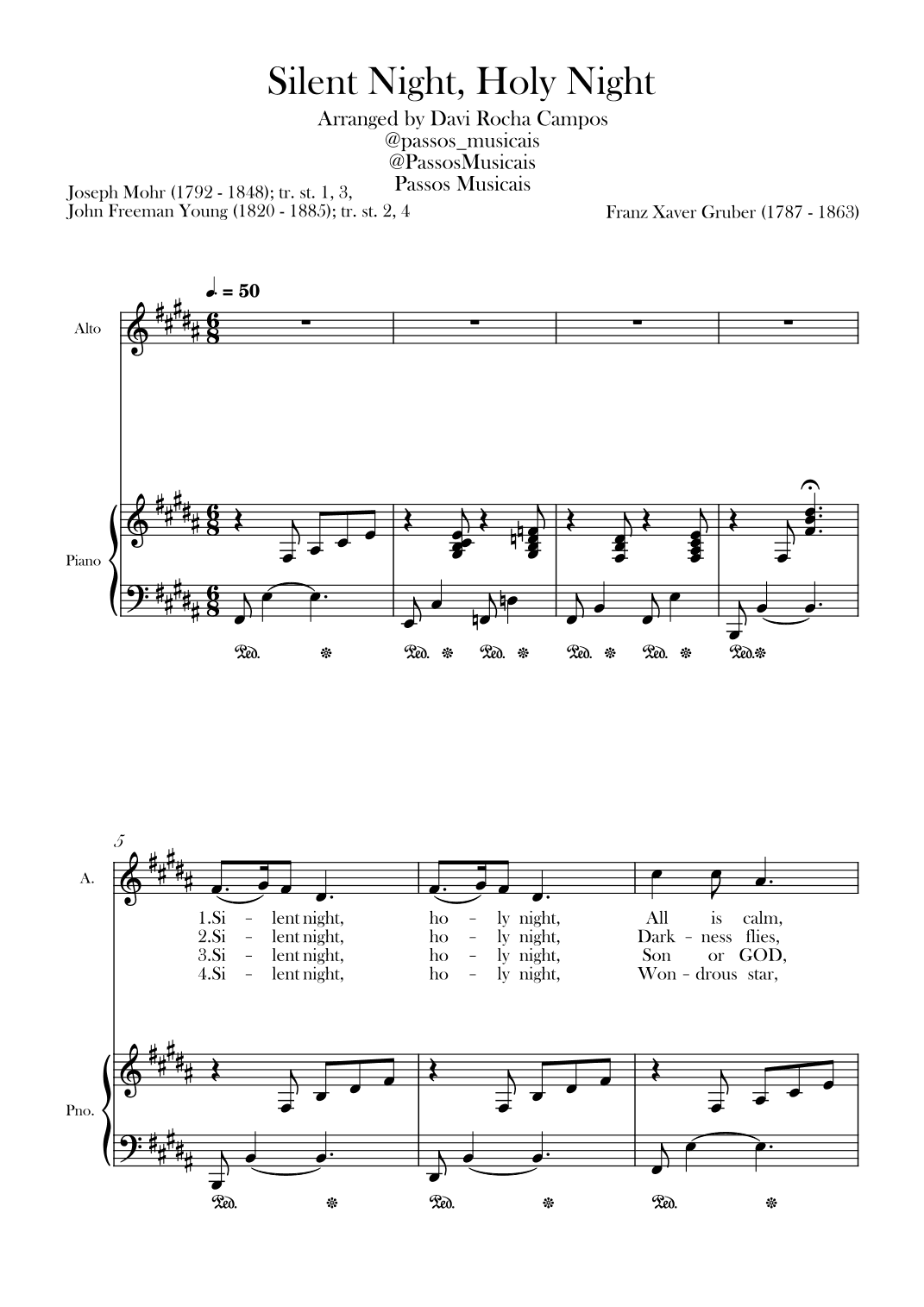 Silent Night, Holy Night (arr. Davi Rocha Campos)