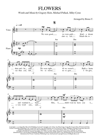 Flowers (arr. Bruna T.)