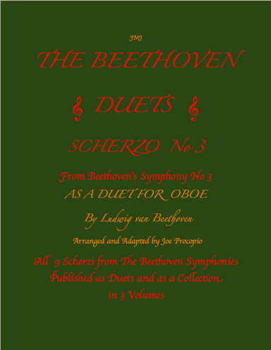 The Beethoven Duets For Oboe Scherzo No. 3 (arr. Joe Procopio)