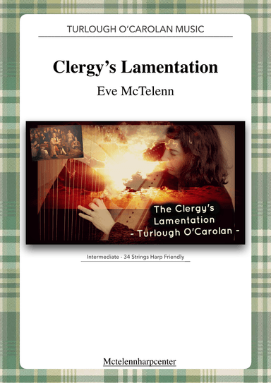 Lament For Terence McDonough - Turlough O'Carolan - intermediate & 34 String Harp | McTelenn Harp Ce (arr. Eve McTelenn)