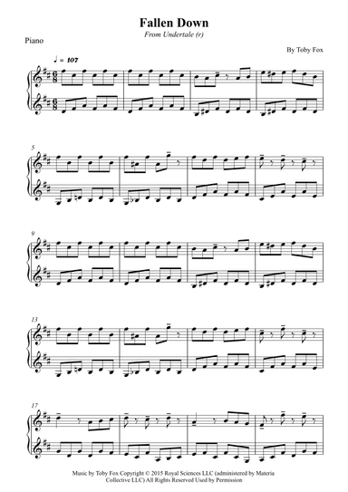 Fallen Down (arr. Wesley S. SIlva)