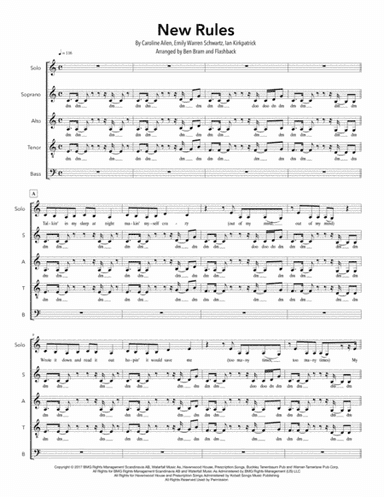 New Rules (arr. Ben Bram)