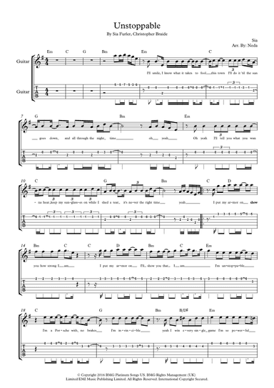 Unstoppable (arr. Arr. Neda)