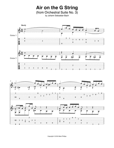 Air on the G String (arr. Mark Phillips)