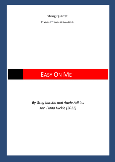 Easy On Me (arr. Fiona Hickie)