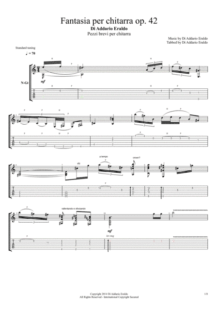 Fantasia per chitarra op. 42