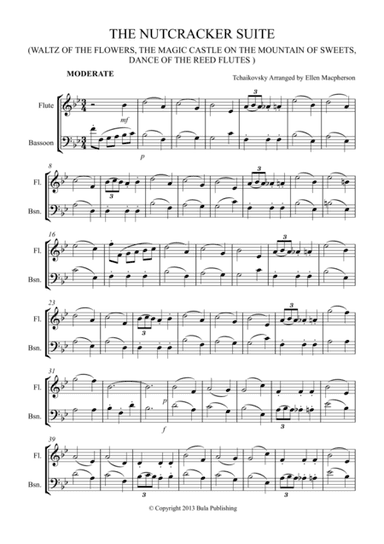 THE NUTCRACKER SUITE - FLUTE & BASSOON DUET - (Waltz of the Flowers, The Magic Castle on the Mountai (arr. Ellen Macpherson)
