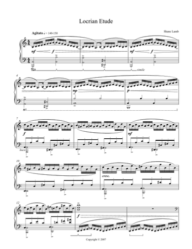 Locrian Etude