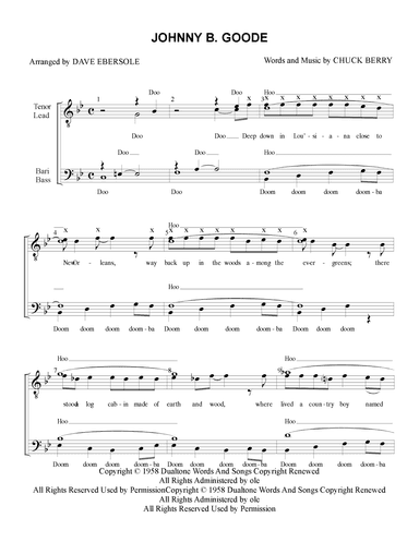 Johnny B. Goode (arr. Dave Ebersole)