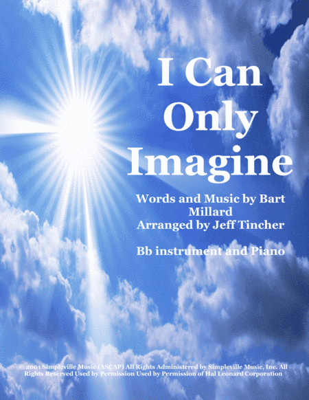 I Can Only Imagine (arr. Jeff Tincher)