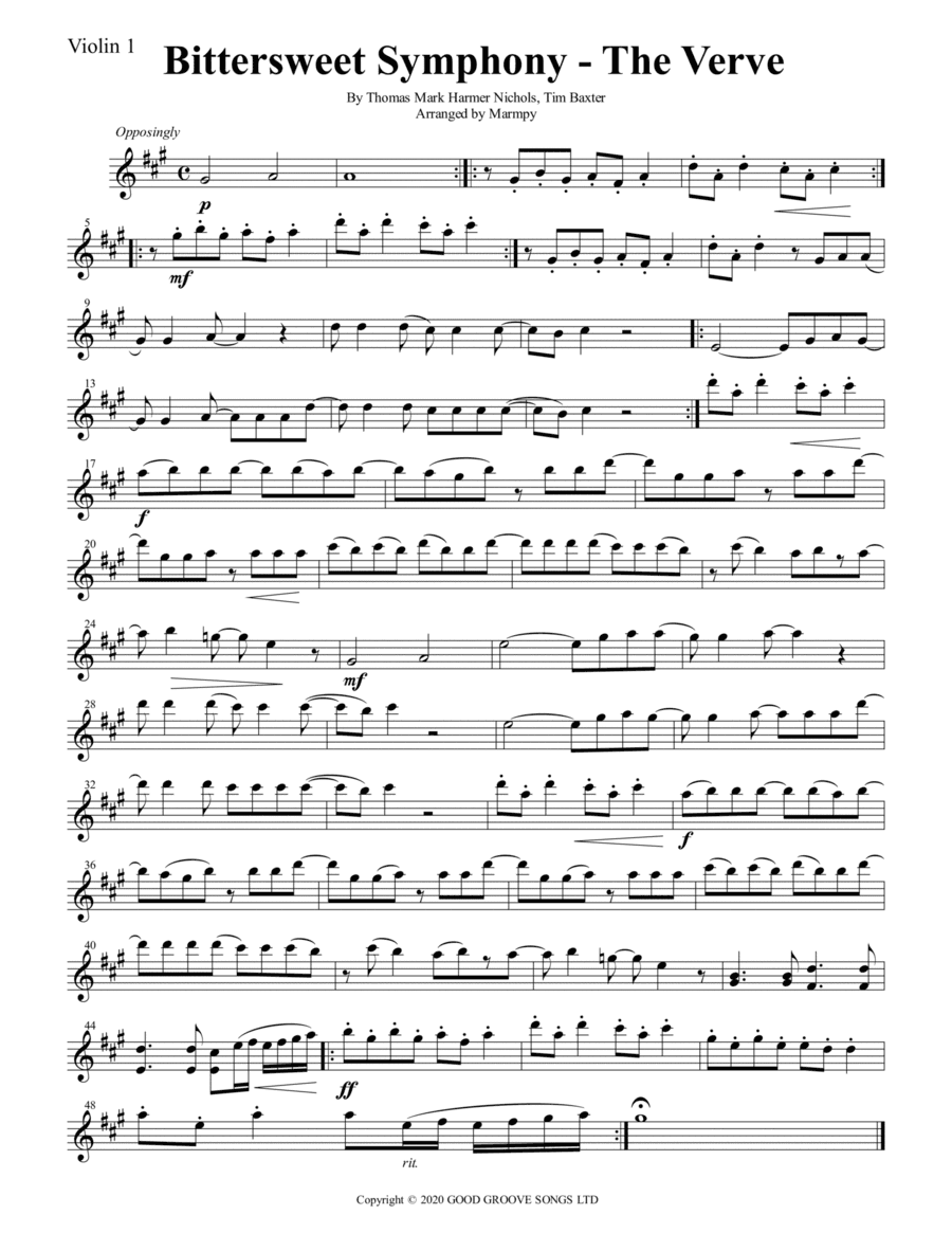Bittersweet Symphony (arr. Marmpy)