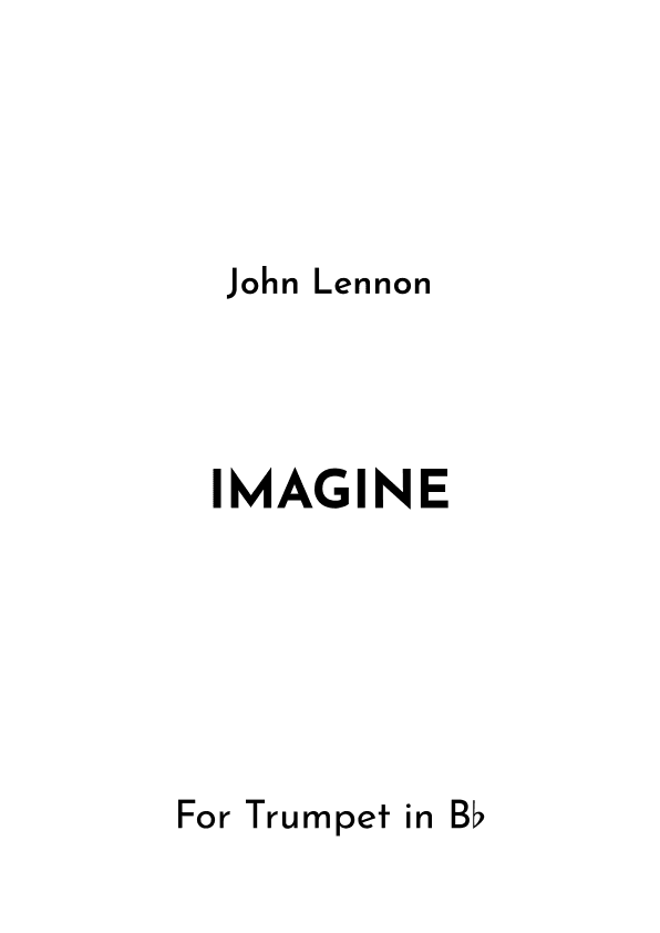 Imagine (arr. Jireh J.)
