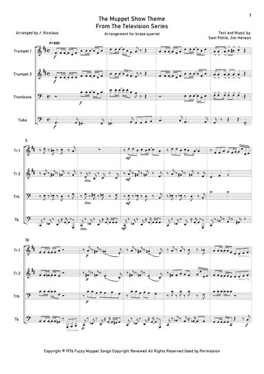 The Muppet Show Theme (arr. John Nicolaus)