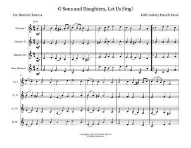 O Sons and Daughters, Let Us Sing! (arr. Dominic Meccia)
