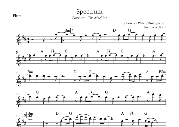 Spectrum (arr. Fabio Britto)