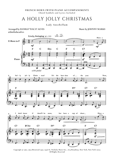 A Holly Jolly Christmas (arr. Danilo "Daca" Alves)