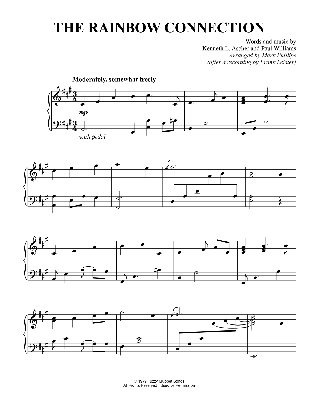 The Rainbow Connection (arr. Mark Phillips)