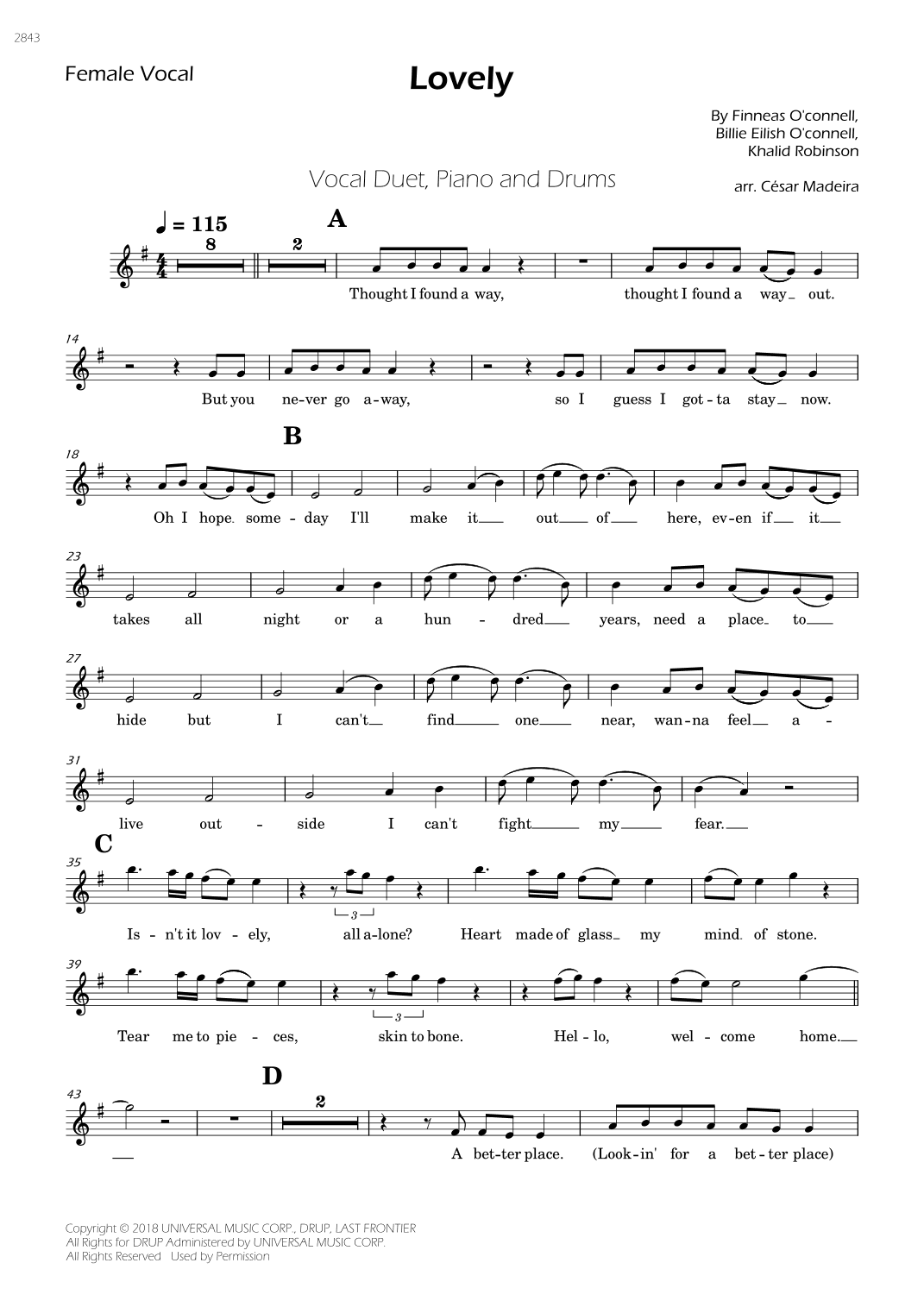 Lovely (arr. César Madeira)