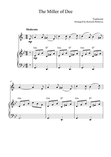 The Miller of Dee (arr. Kaiserin Rebecca)