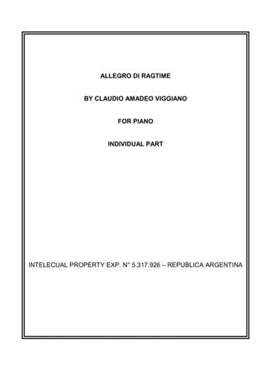 ALLEGRO DI RAGTIME