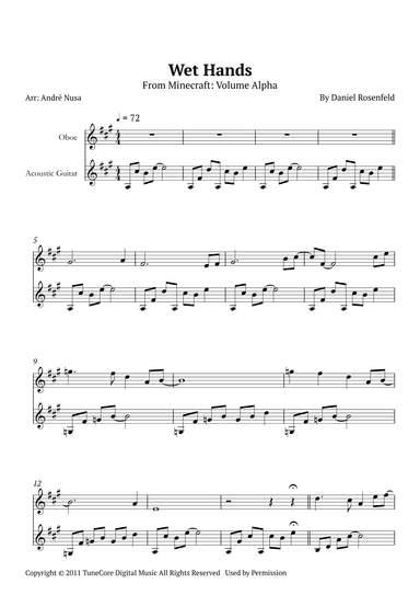 Wet Hands (arr. André Nusa)