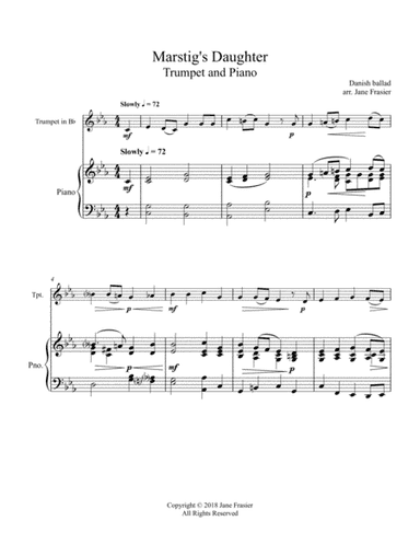 Marstig's Daughter (arr. Jane Frasier)