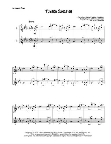 Tuxedo Junction (arr. P. R. Frederick)