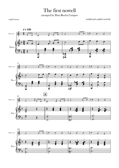 The First nowell (arr. Davi Rocha Campos)
