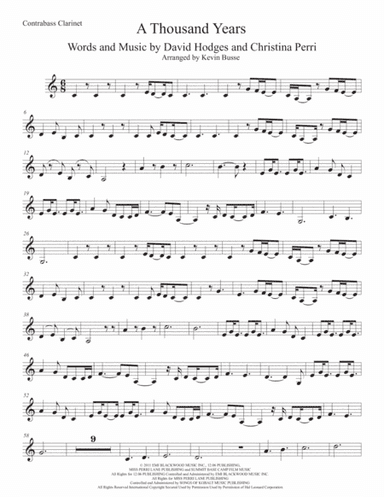 A Thousand Years (arr. Kevin Busse)