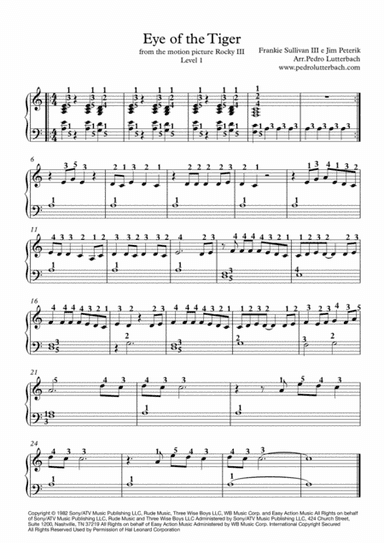 Eye Of The Tiger (arr. Pedro Lutterbach)