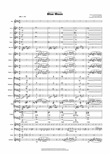 Blue Moon (arr. Daryl McKenzie)