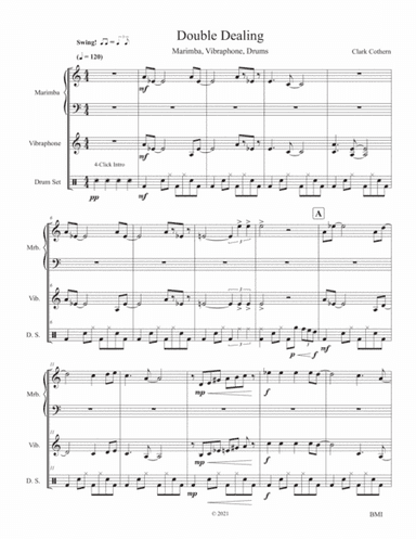 Double Dealing (Marimba, Vibraphone, Drums)