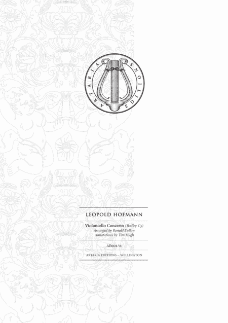Cello Concerto in C major (Badley C3, Study Edition) (arr. Artaria Editions)