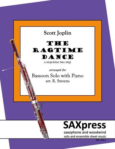 The Ragtime Dance - Scott Joplin - BASSOON SOLO with piano (arr. Robert Stevens)