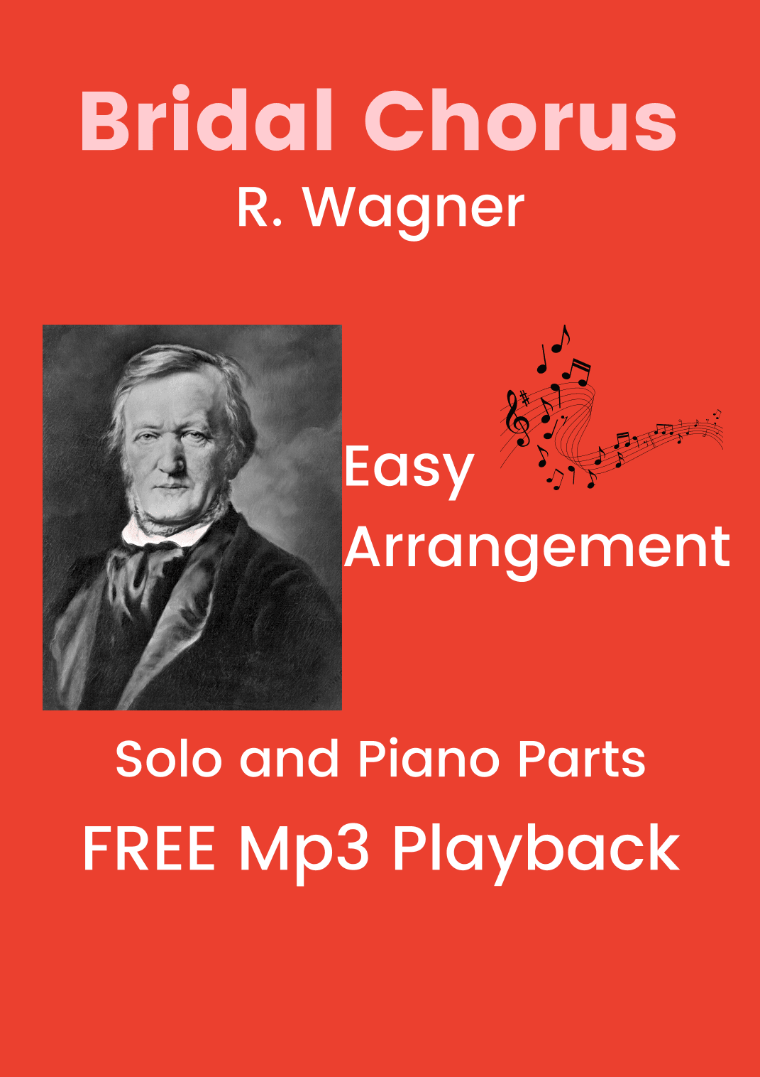 Wedding March (Mendelssohn)  + FREE Mp3 Playback + Solo and Piano Parts (arr. Fabio Eduardo de Oliveira)