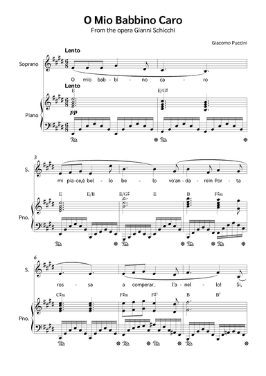 O Mio Babbino Caro (arr. Jackson Spindler)