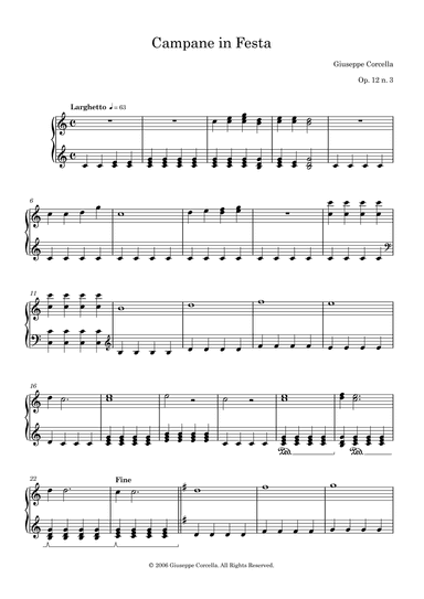 Campane in Festa, Op. 12 No. 3