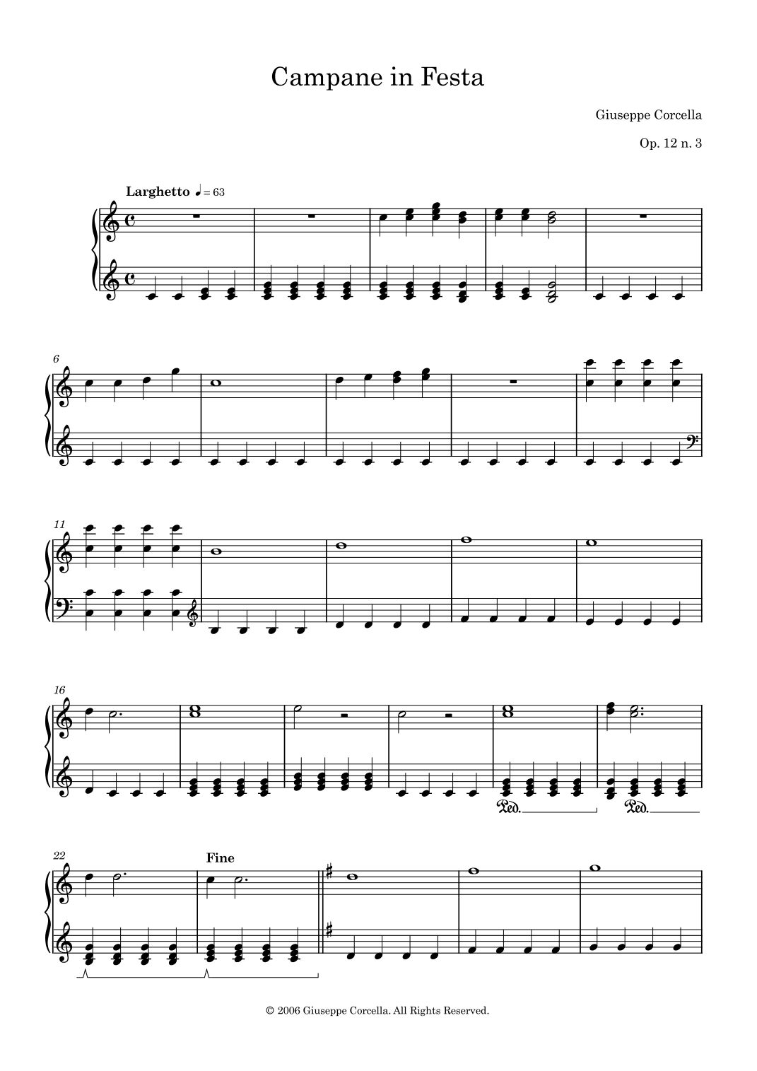 Campane in Festa, Op. 12 No. 3