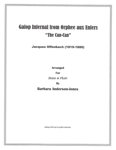 Galop Infernal From Orphee aux Enfers  (The Can-Can) (arr. Barbara Anderson-Jones)