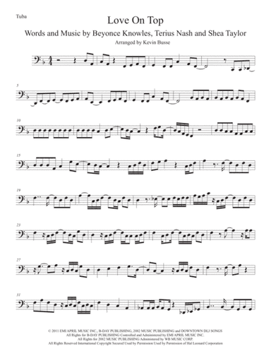 Love On Top (arr. Kevin Busse)
