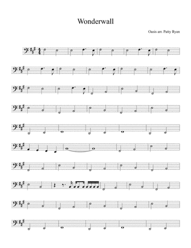 Wonderwall (arr. Patricia Ryan)
