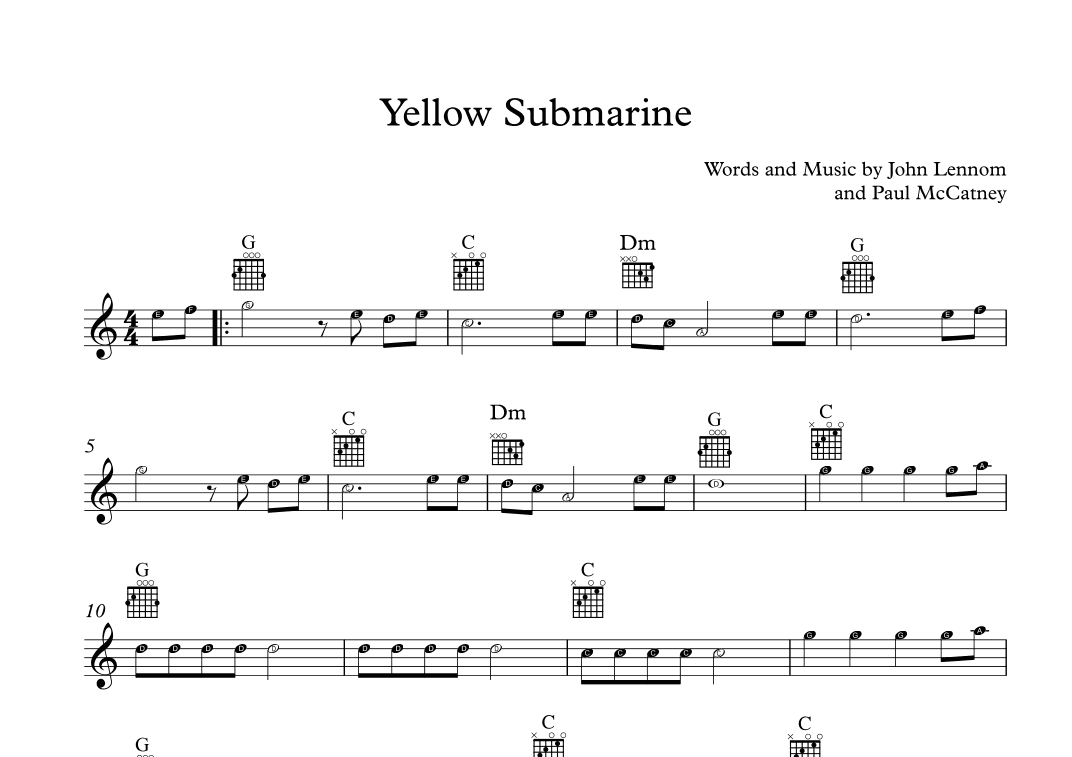 Yellow Submarine (arr. Igor Ferreira)