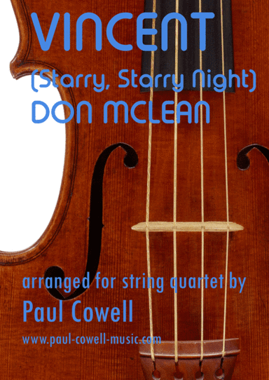 Vincent (Starry Starry Night) (arr. Paul Cowell)