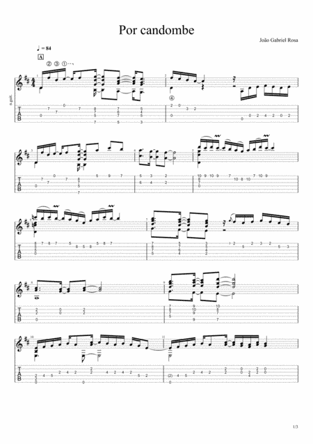Por Candombe (tab)