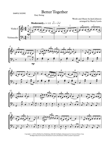 Better Together (arr. Sherry Lewis)