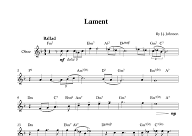 Lament (arr. Karen Gueiros)