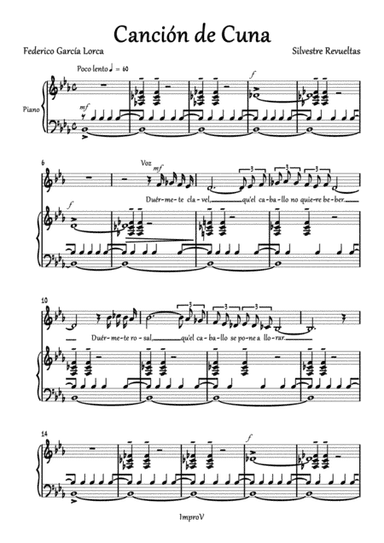 5 Canciones Infantiles - Canción de cuna (arr. Caesar Vijué)