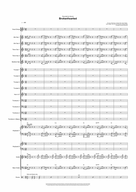 Brokenhearted (arr. Daryl McKenzie)